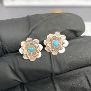 Vintage◇925◇Native American◇sterling silver◇sleeping beauty turquoise◇earrings